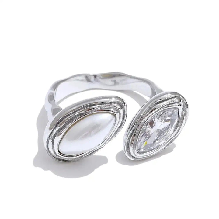Double | Marquise Bypass Ring