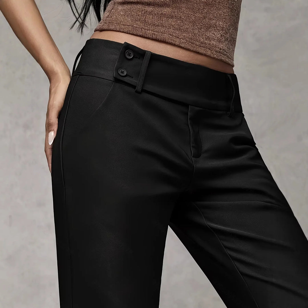 Lena | Premium Tailored Straight-Leg Pants
