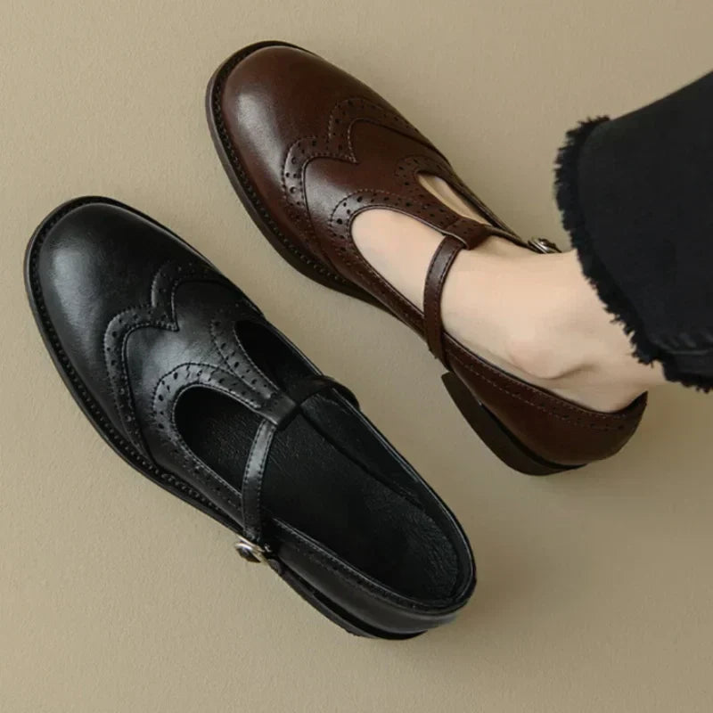 Sophia | Elegant T-Strap Mary Janes
