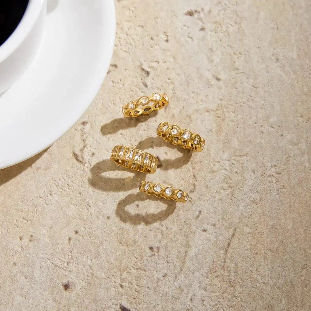 Variety | Baguette Zirconia Ring Set