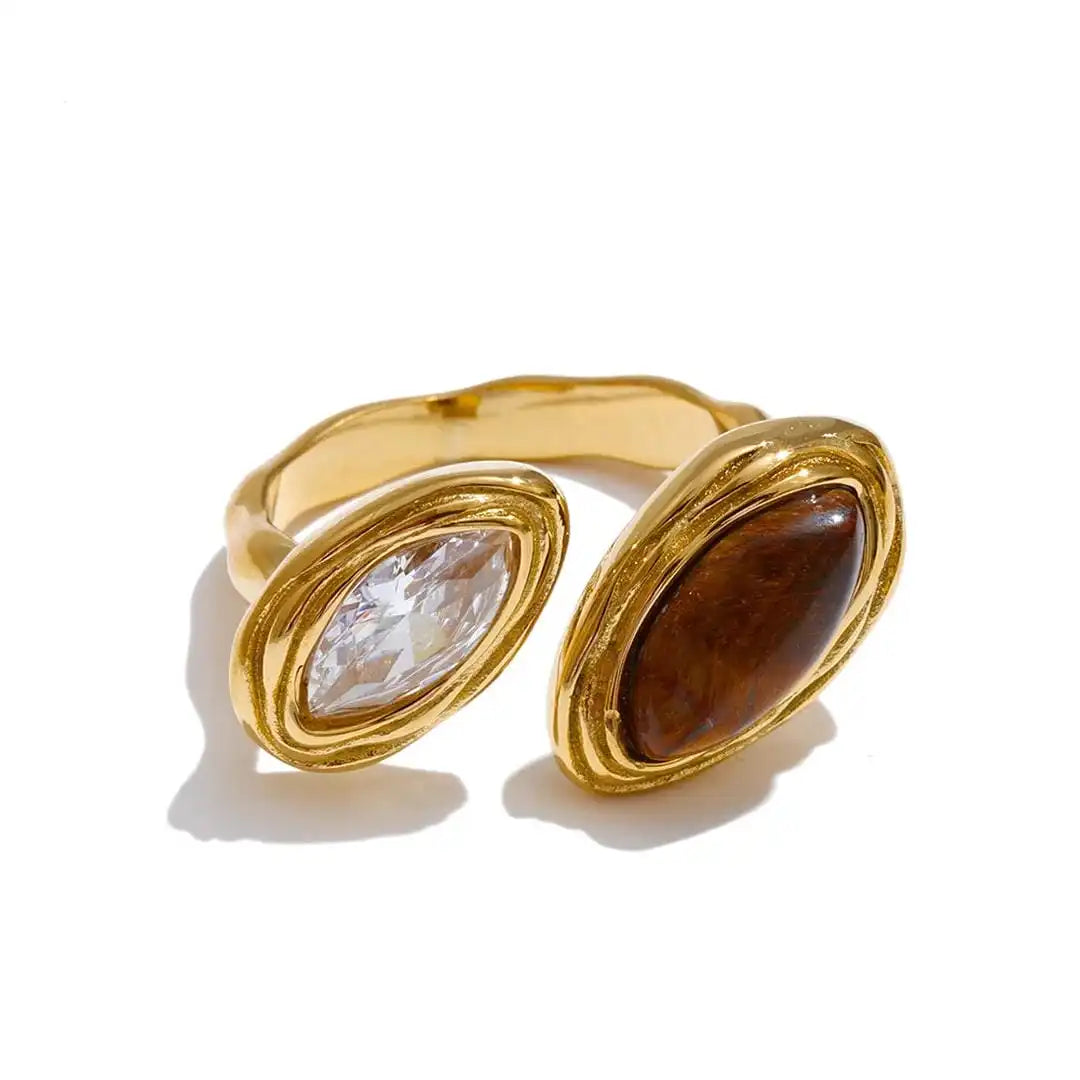 Double | Marquise Bypass Ring