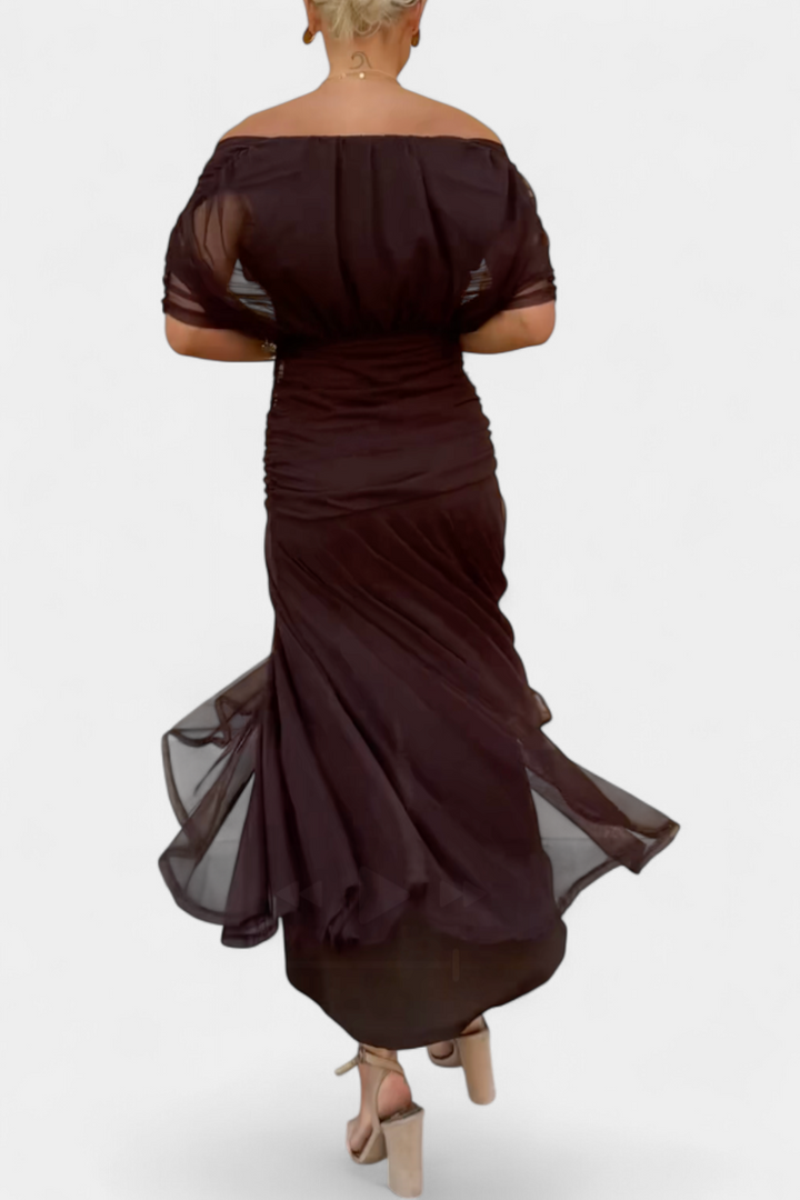Alondra™ | Long Floral Dress with V-Neck