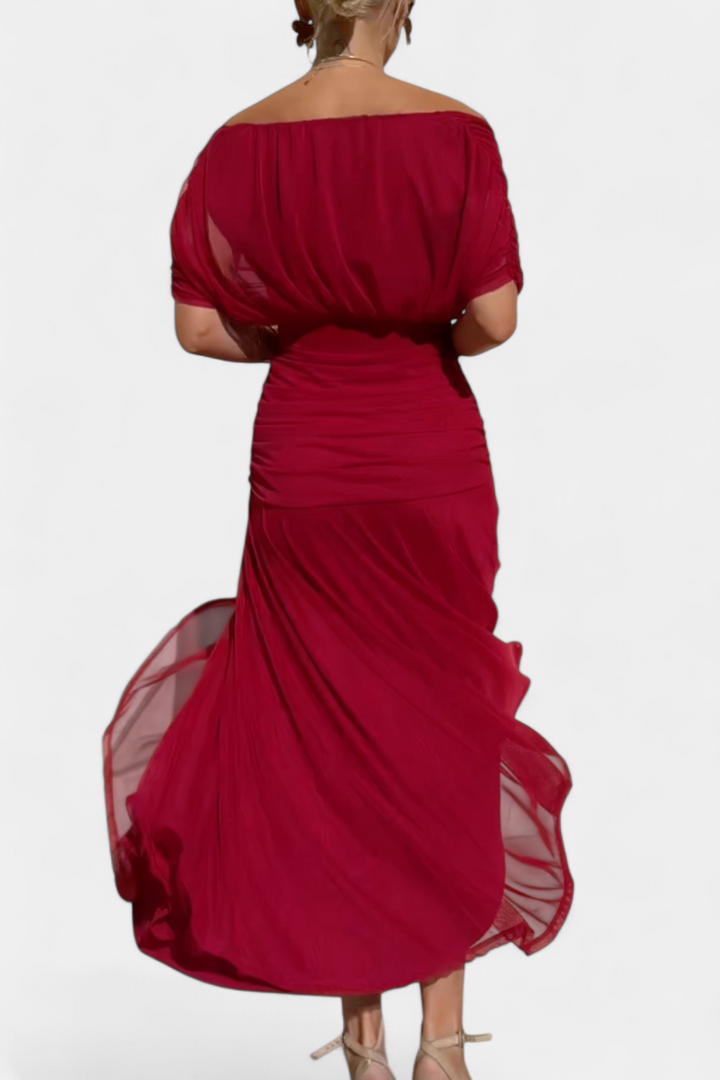 Alondra™ | Long Floral Dress with V-Neck