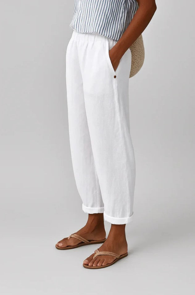 Raina | Timeless Linen-Cotton Trousers