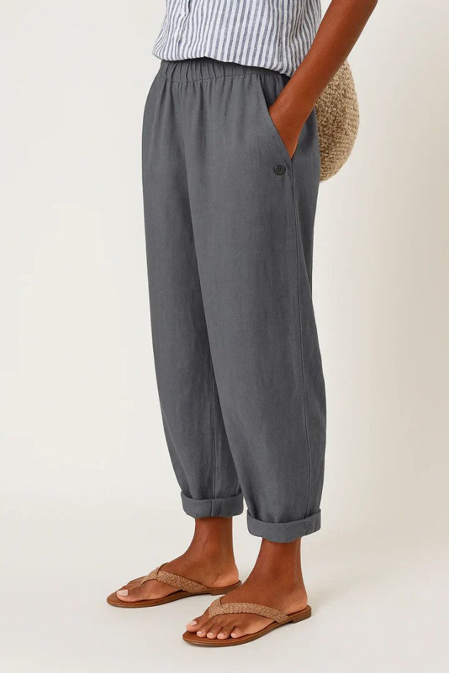 Raina | Timeless Linen-Cotton Trousers