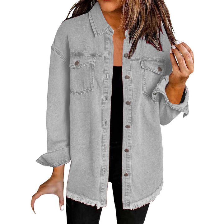 Katja denim jacket - Grey
