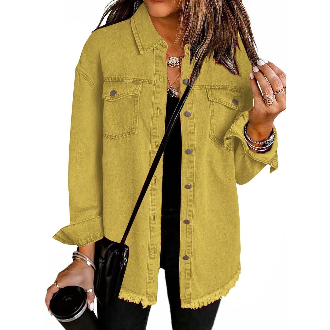 Katja denim jacket - Yellow