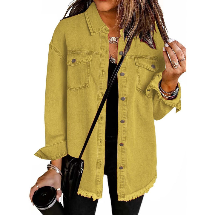 Katja denim jacket - Yellow