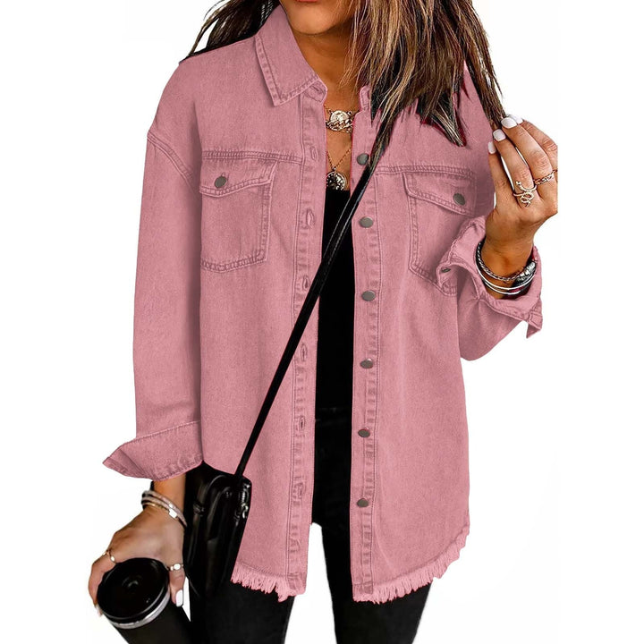 Katja denim jacket - Pink