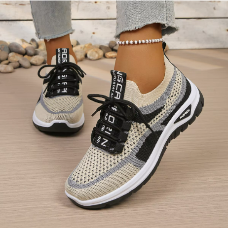 Nerina sneakers - Black & Khaki