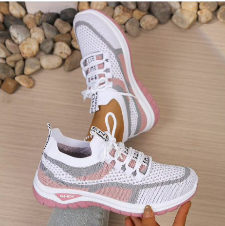 Nerina sneakers - White & Pink