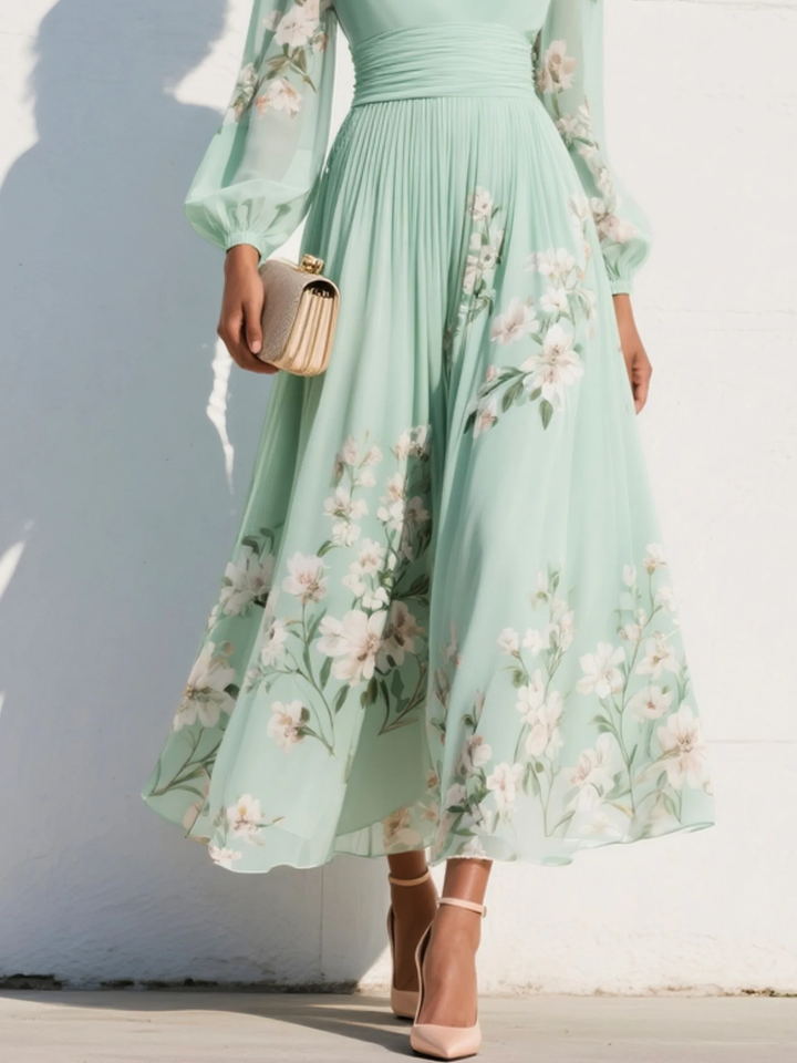 Elowen | Floral Midi Dress