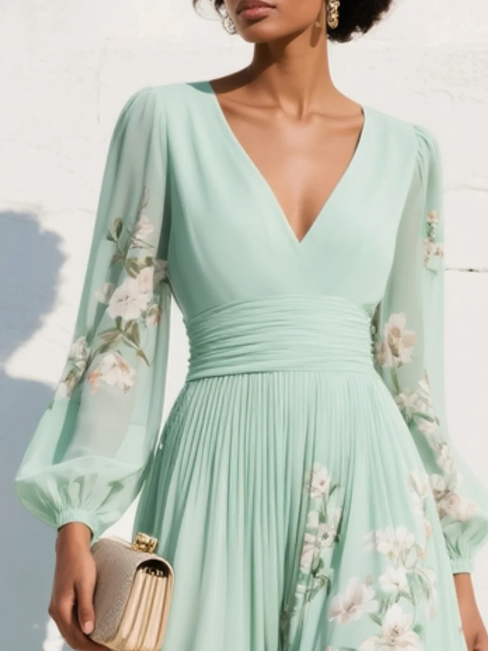 Elowen | Floral Midi Dress