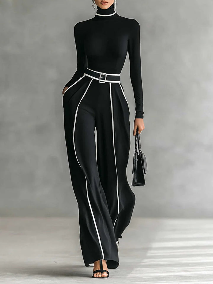 Vera | Elegant Set with Contrast Details