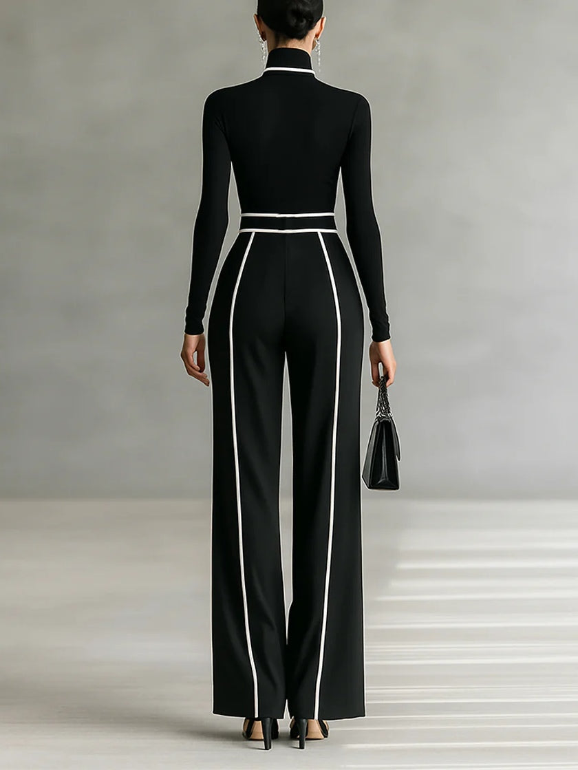 Vera | Elegant Set with Contrast Details
