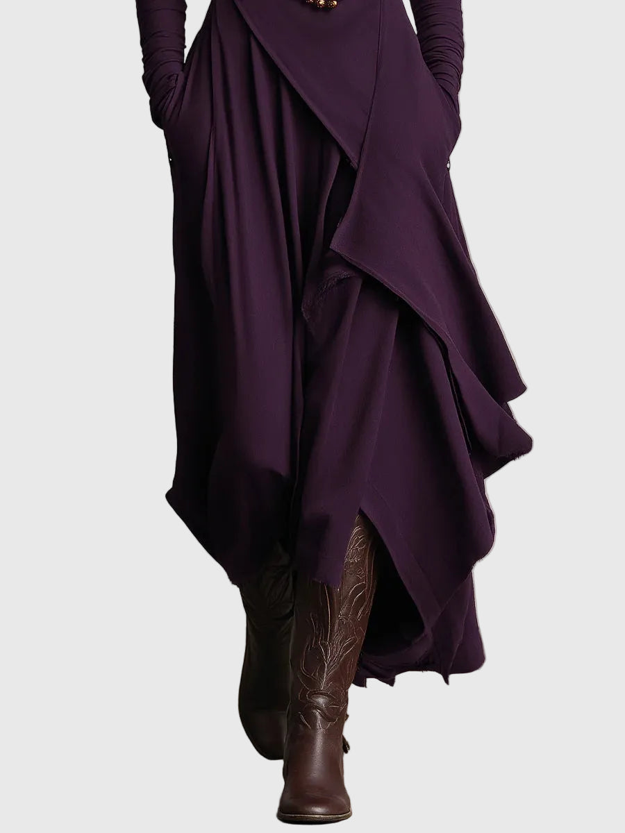 Violet | Maxi Pleated Dress