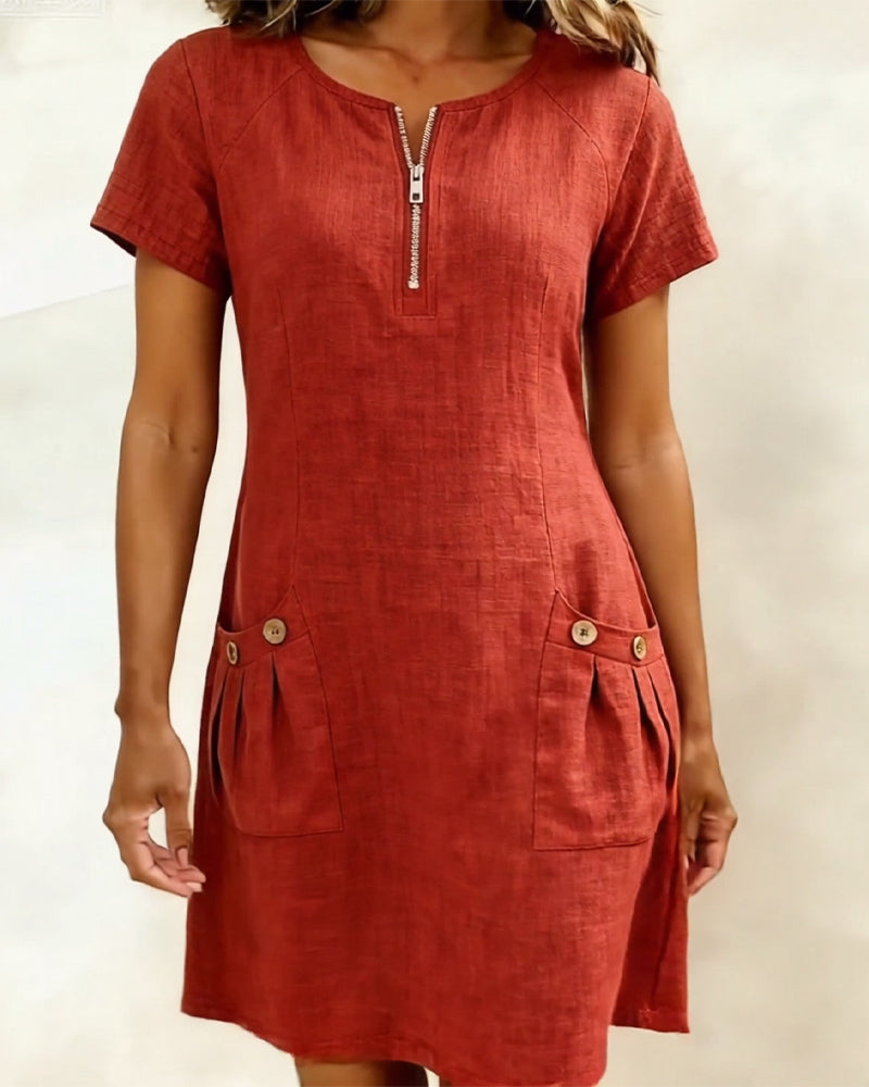 Eliana | Zipper Dress