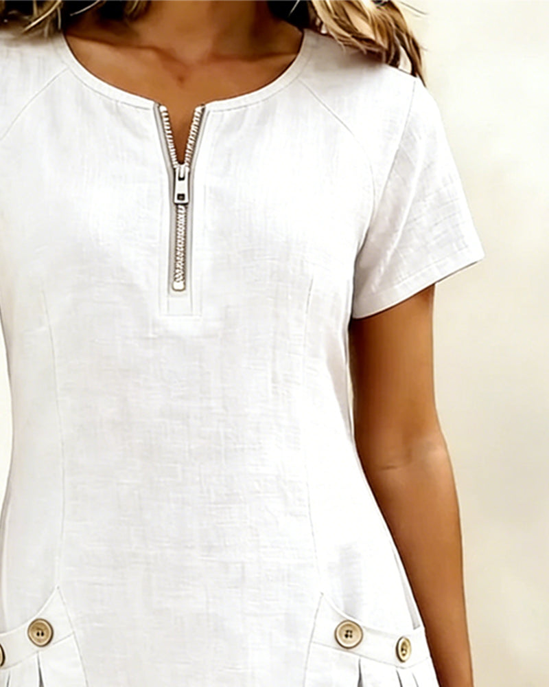 Eliana | Zipper Dress