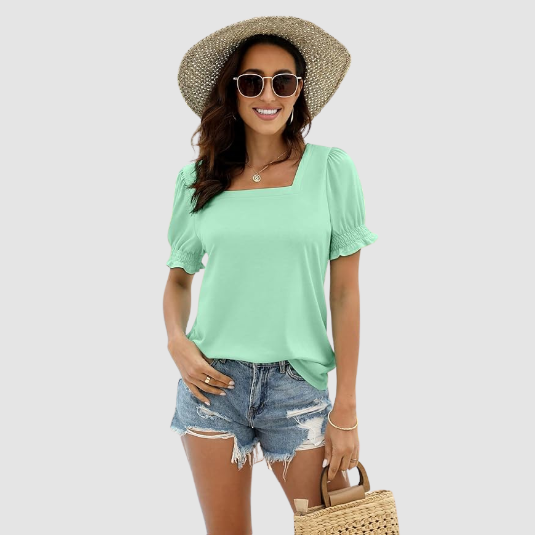 Célina™ | Square Neck Top