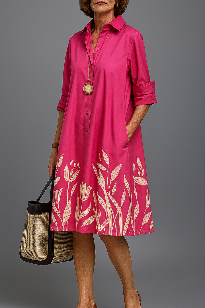 Annmarie comfy midi dress - Pink