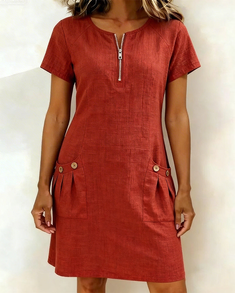 Eliana | Zipper Dress