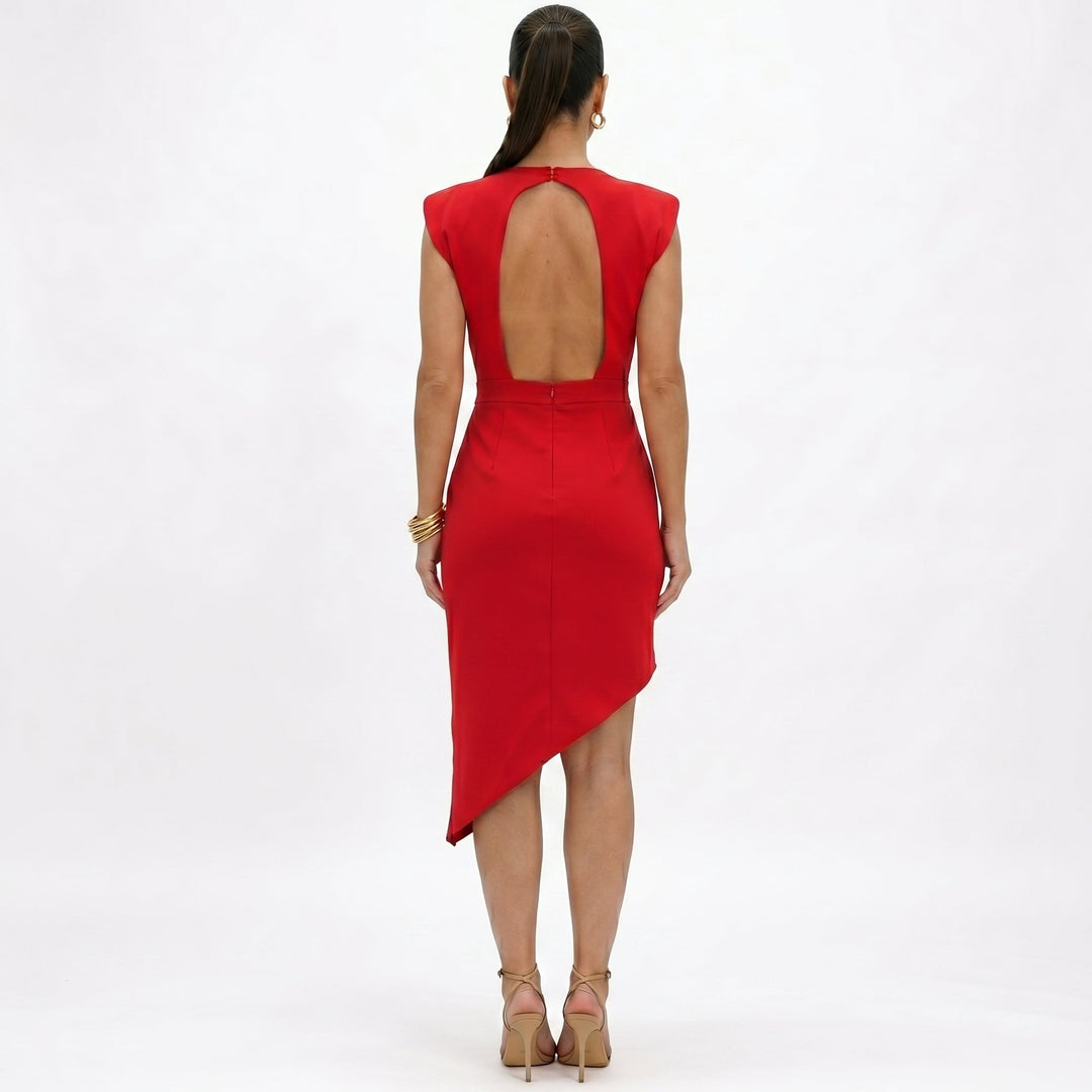 Florence | Asymmetric Power Dress