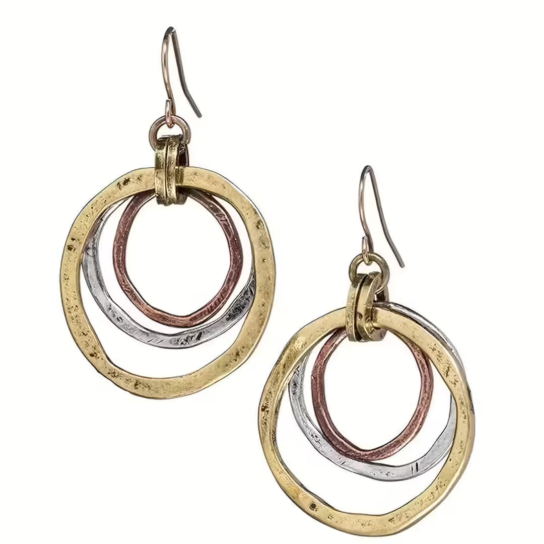 Multicolor | Hoop Vintage Earrings