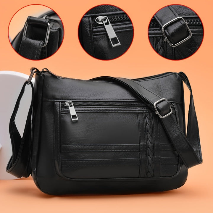 Elara™ | Vintage Crossbody Shoulder Bag