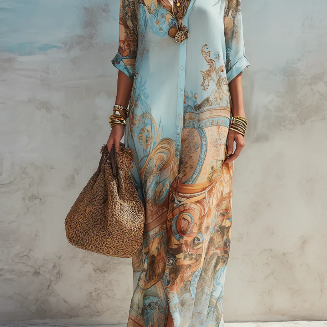 Hazel paisley maxi dress - 1
