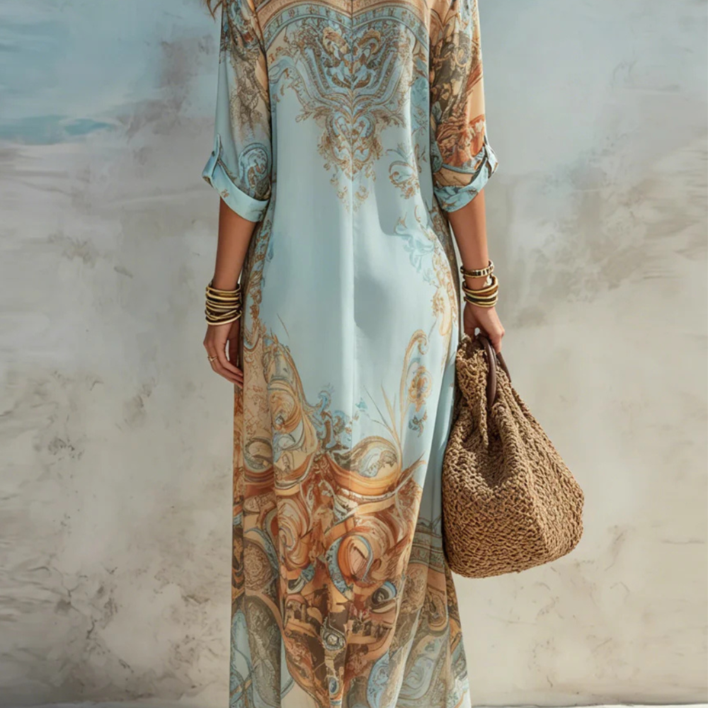 Hazel paisley maxi dress - 2