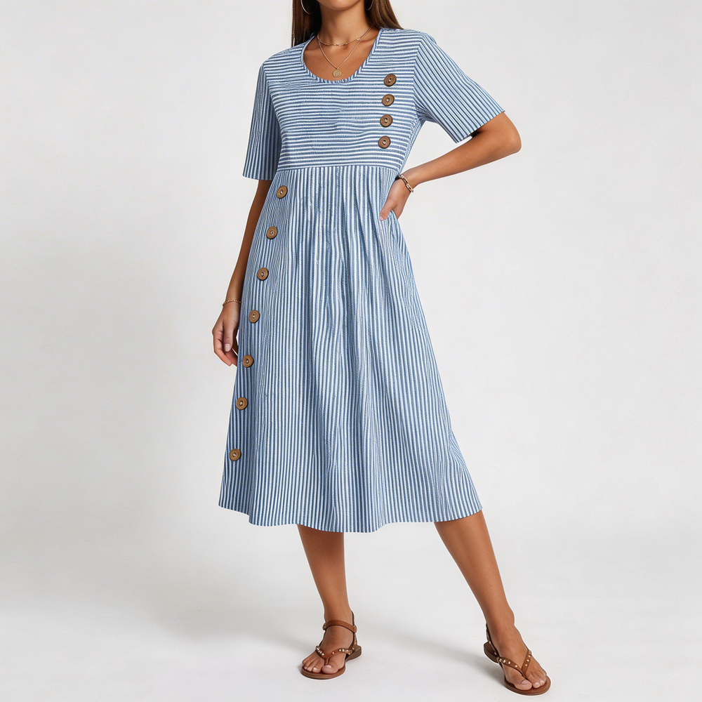 Daphne breathable comfort dress - Blue