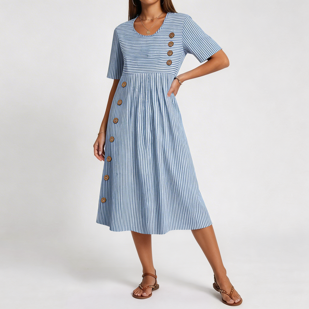 Daphne breathable comfort dress - Blue
