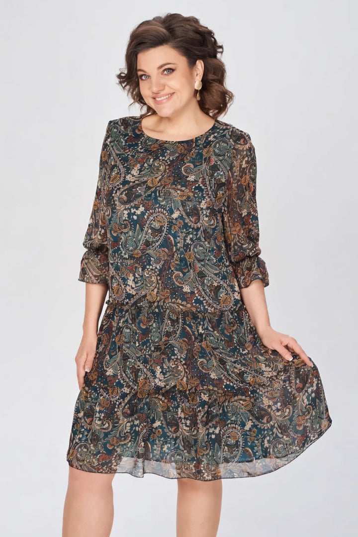 Oriane | Elegant Floral Dress