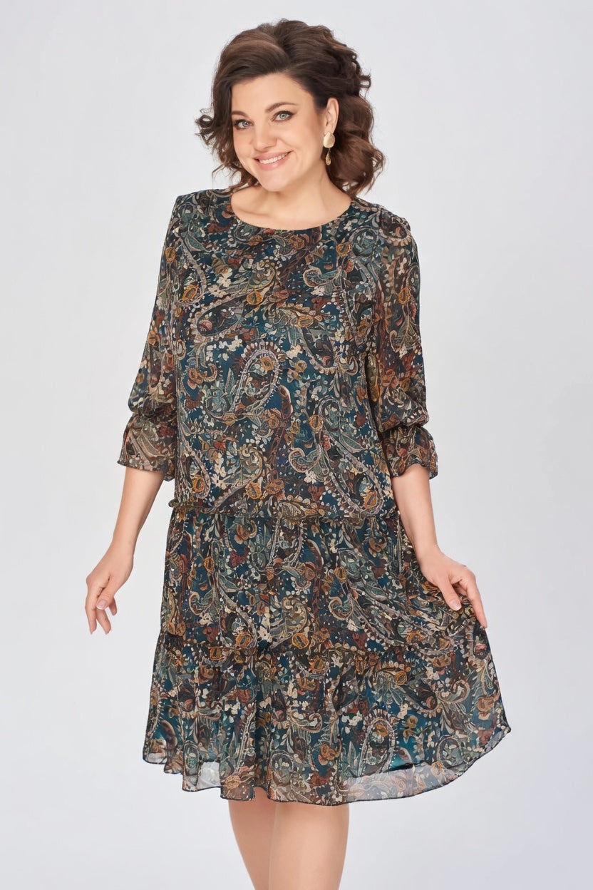 Oriane | Elegant Floral Dress