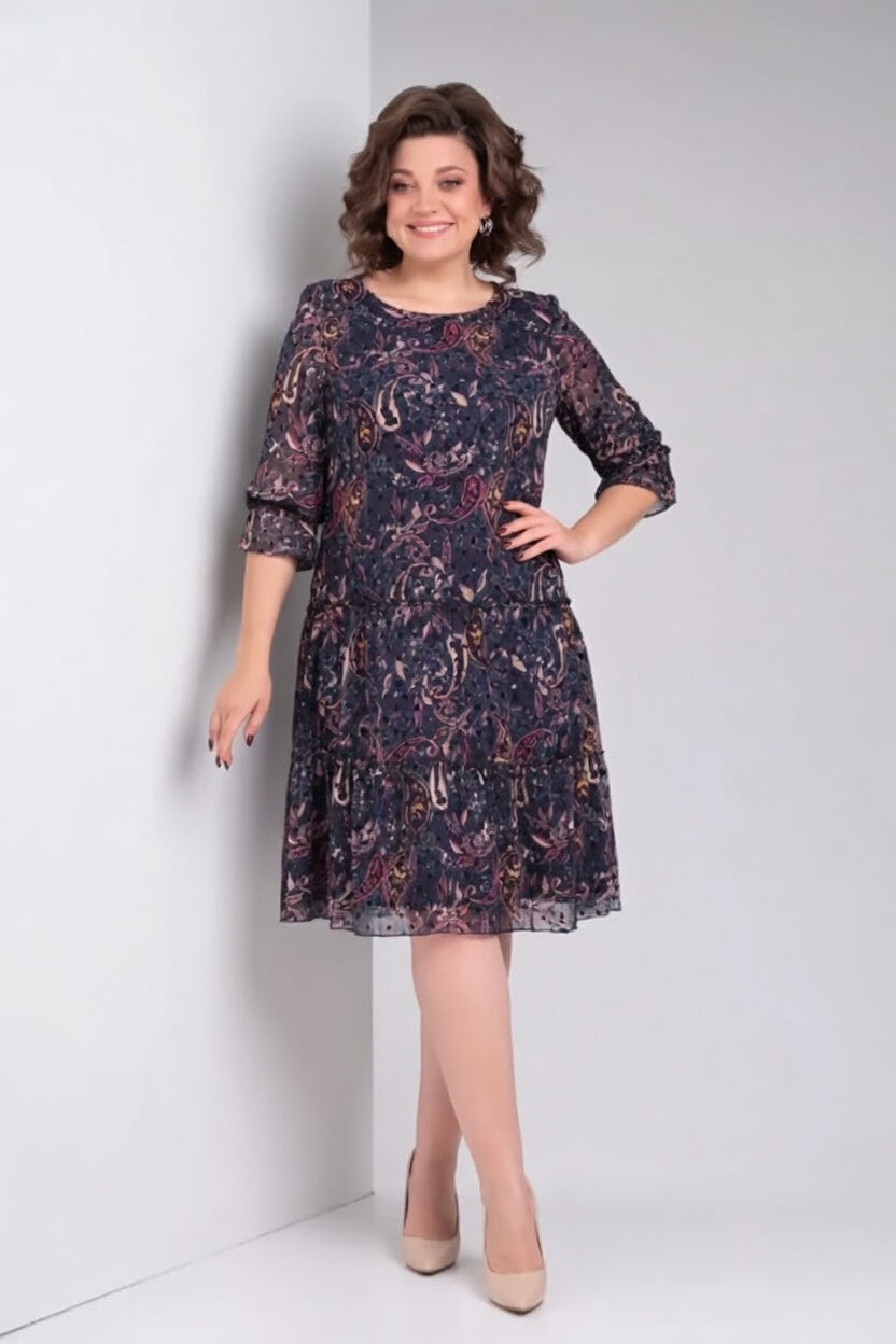 Oriane | Elegant Floral Dress
