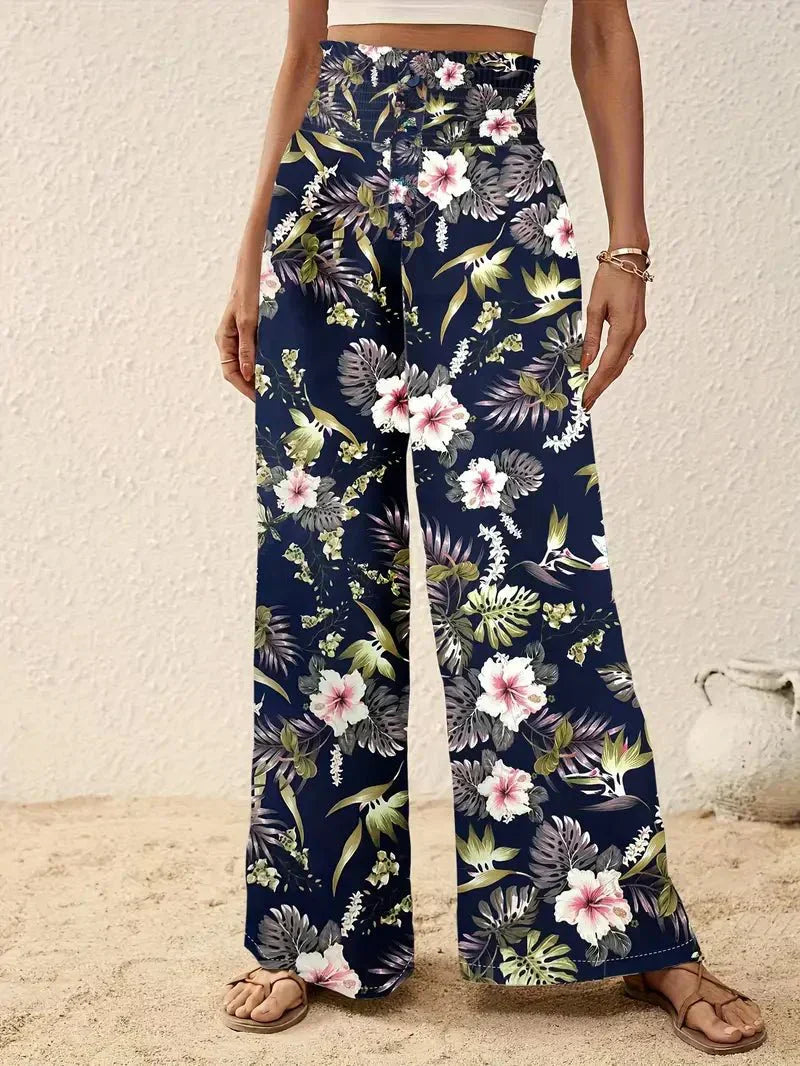 Alexa™ | Elegant Floral Trousers