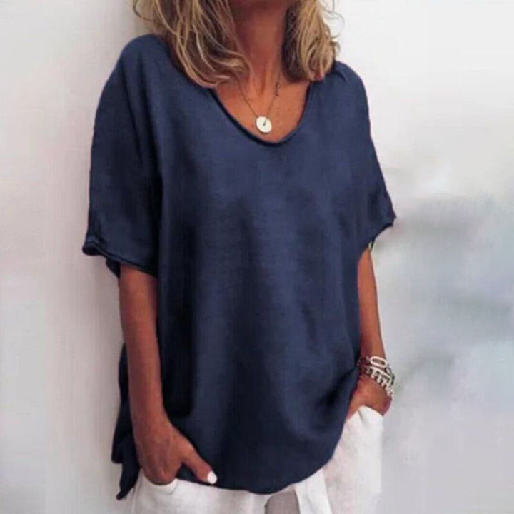 Irene | Soft Drape Everyday Top – Confidence Without Compromise