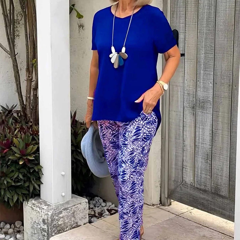 Maria | Two-piece set with print