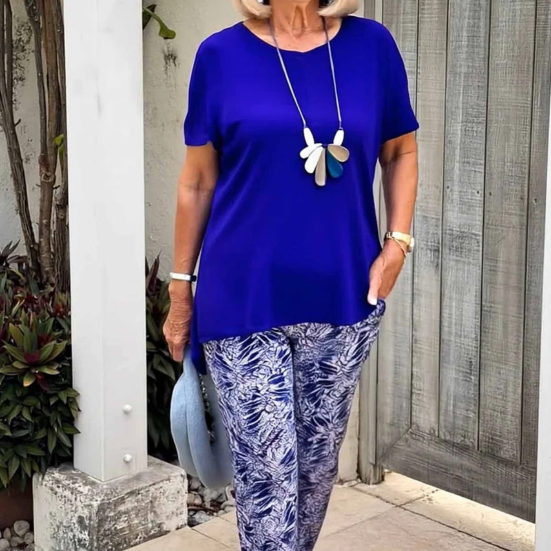 Maria | Two-piece set with print