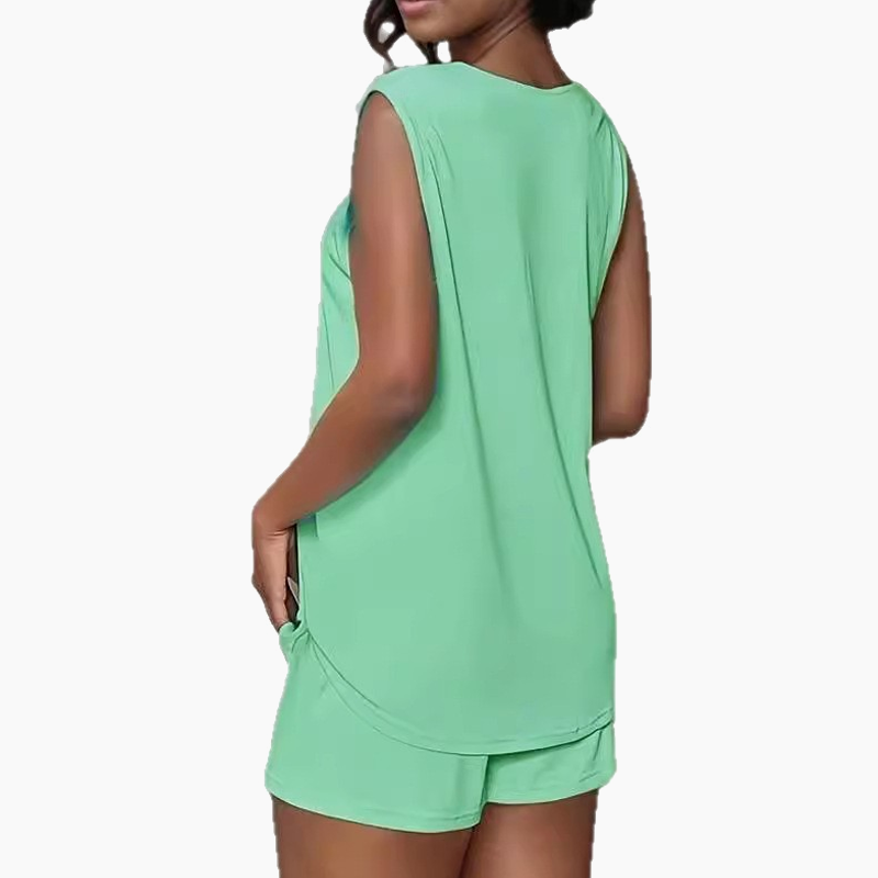 Jovie |  2-Piece Sleeveless Set with Top and Shorts