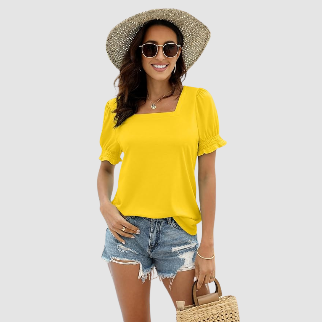 Célina™ | Square Neck Top